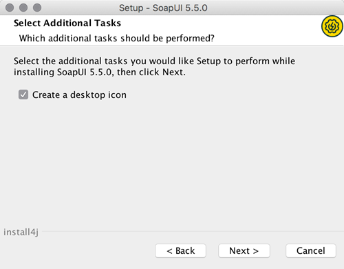 Installing SoapUI on macOS: Creating desktop icon