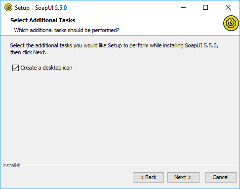 Installing SoapUI on Windows: Creating desktop icon