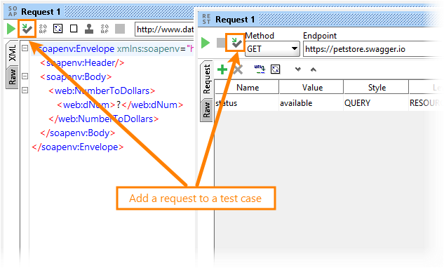 Add This Request to TestCase