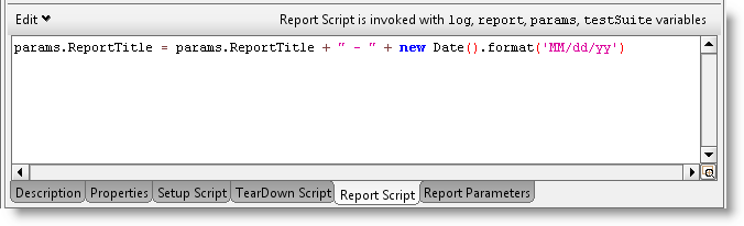 reportscript-params