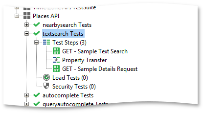 Textsearch test case